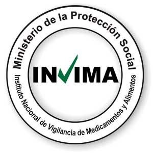 Sello Oficial INVIMA Ministerio de la Protección Social